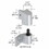 CRL DH02211L Aluminum 3/4" Offset Left Hand Intermediate Pivot Sets, Price/Each