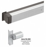 CRL-U.S. Aluminum DH8601136 Clear Anodized Panic Concealed Vertical Rod Adams Rite® 8600 Only 36