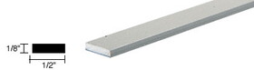CRL DV2412A Satin Anodized 1/2" Aluminum Flat Bar Extrusion
