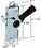 CRL E2029 Internal Lock with 2-11/16" Screw Holes for Adams Rite&#174;, Price/Package