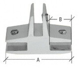 CRL E738A Chrome 3-Way 90 Degree 'T' Standard Connector for 3/8
