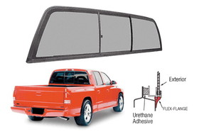 CRL "Perfect Fit" Three-Panel Tri-Vent with Glass for 1997+ Dodge Dakota