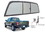 CRL ECT924S "Perfect Fit" Tri-Vent Slider with Solar Glass 2002-2008 Dodge 1500 Ram, 2003-2008 All Ram Cabs, and 2007+ Sterling Bullet, Price/Each