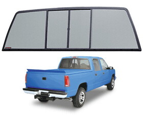 CRL EDV880S Duo-Vent Four Panel Slider with Solar Glass for 1988-2000 Chevy/GMC CK Trucks