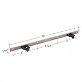CRL EP27043 Truth® Steel Awning Operator Track with Two Slider Guides