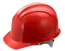 CRL ES3412 Red Safety Hard Hat