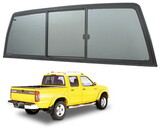 CRL Tri-Vent Three Panel Slider with Glass for 1998+ Nissan Frontier
