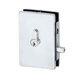 CRL EUR681A Satin Anodized EUR Series Center Housed Patch Lock
