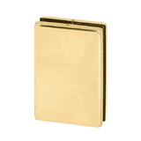 CRL EUR682BR Polished Brass Center Housed Patch Keeper