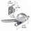 CRL F2509 Window Sash Lock with 1-1/2" Screw Holes for Daryl, Price/Package