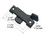 CRL F2589 Black Sliding Window Lock with 2-1/4" Screw Holes and 3/8" Latch Projection, Price/Package
