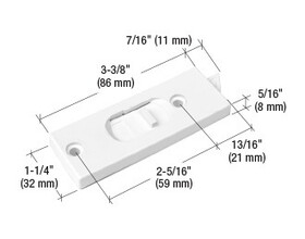 CRL Tilt Window with 2-5/16" Screw Holes