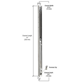 CRL FA1310 14&#034; Window Channel Balance - 1310 or 13-1