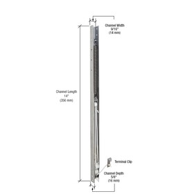 CRL FA1320 14&#034; Window Channel Balance - 1320 or 13-2
