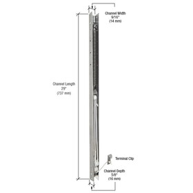 CRL FA2840 29&#034; Window Channel Balance - 2840 or 28-4