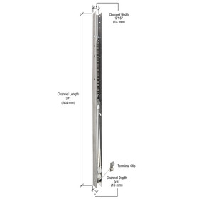 CRL FA3350 34&#034; Window Channel Balance - 3350 or 33-5