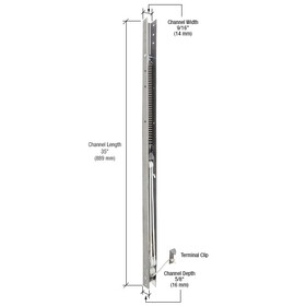CRL FA3450 35&#034; Window Channel Balance - 3450 or 34-5