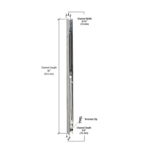 CRL FA3740 38&#034; Window Channel Balance - 3740 or 37-4