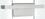 CRL FH4SAS Satin Anodized Single Floating Header for Overhead Concealed Door Closers for 36" Wide Opening, Price/Each