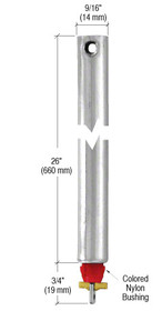CRL FJ2620 26&#034; Tubular Spiral Non-Tilt Window Balance Red Bushing