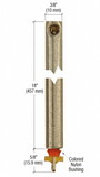 CRL Tubular Spiral Non-Tilt Window Balance Red Bushing