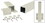 CRL FP48KW Sky White 200, 300, 350, and 400 Series 48" Fascia Mount Post Kit, Price/Each