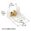 CRL G3061 Sliding Window Roller with 5/16" Brass Wheel for Elco/Century Windows, Price/Package