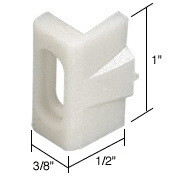 CRL G3079 3/8" Wide Nylon Window Guide and Bumper for Likit Windows