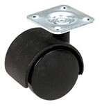 CRL GDH24BL Black Swivel Type Cabinet Caster