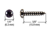 CRL GDHSCBL Black Mounting Screw for Hinges and Magnetic Glass Door Latches