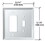 CRL GMP14C Clear Designer Toggle Combo Glass Mirror Plate, Price/Each