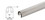 CRL GR16BS Brushed Stainless 1.66" Premium Cap Rail for 1/2" Glass - 120"