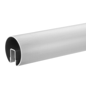 CRL GR30BS Brushed Stainless 3" Premium Cap Rail for 1/2" or 5/8" Glass - 120"