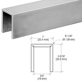 CRL Stainless Crisp Corner 11 Gauge Cap Railing