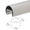 CRL GRRF15BS Brushed Stainless 1-1/2" Roll Form Cap Rail - 19'-8"
