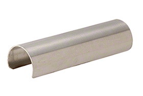 CRL Stainless Steel Connector Sleeve for Roll Form Cap Rails