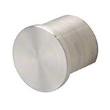 CRL GRRF15ECBS Brushed Stainless Steel End Cap for 1-1/2
