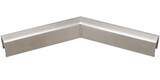 CRL GRUC5H3BS Brushed Stainless U-Channel 135 Degree Horizontal Corner for 1/2