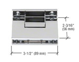 CRL Geneva 3-Point Movable Square Style Transom Clamp