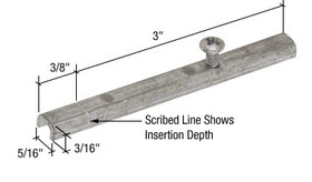 CRL H3758 9/16" Spiral Balance Pivot Bar
