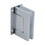 CRL H8010BTCH Bright Chrome Oil Dynamic Full Back Plate Wall-to-Glass Hinge - Hold Open, Price/Each