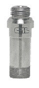 CRL HBT1 1&#034; HBT Series Belgian Thread Electro-Formed Diamond Drill