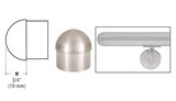 CRL HR15DBS Brushed Stainless Dome End Cap for 1-1/2