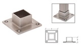 CRL HR15SYBS Brushed Stainless Square Full Flange for 1-1/2