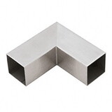 CRL HRS15HBS Brushed Stainless 90 Degree Horizontal Corner for 1-1/2