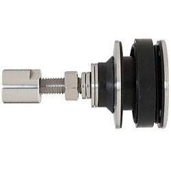 CRL HS1GF14BS Brushed Stainless Swivel Heavy-Duty Insulating Glass Fastener