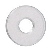 CRL HW058 3/4" Diameter Clear Vinyl Replacement Washer