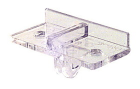 CRL KV102P Clear Acrylic Front Rest with Divider - 100/Pk