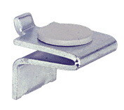 CRL KV256R Brite Zinc Plated 3/4" Shelf Support With Rubber Cushion for KV233 or KV255 Standards