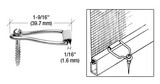 CRL L5781 Spline Ball Latch with Screw - Carded